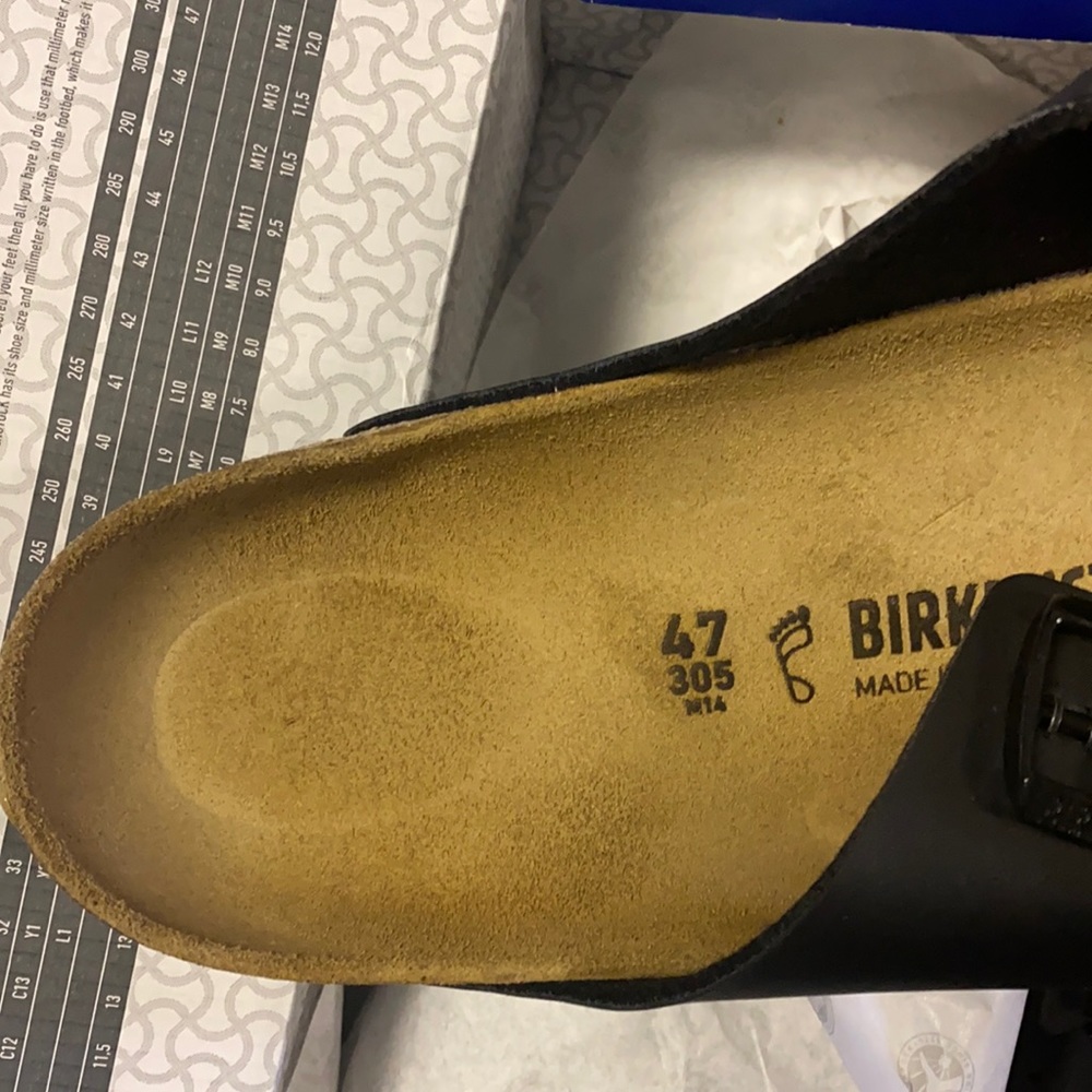 Birkenstock Arizona Men’s black asst new - Picture 4 of 5